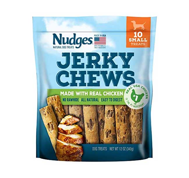 Best for Small Dogs: Nudges Jerky Chews